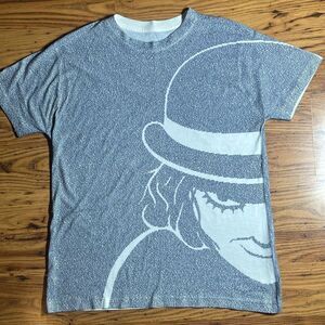 Super Sublimation A Clock Work Orange Blue Lithograph T‎ Shirt Mens Sz M Rare